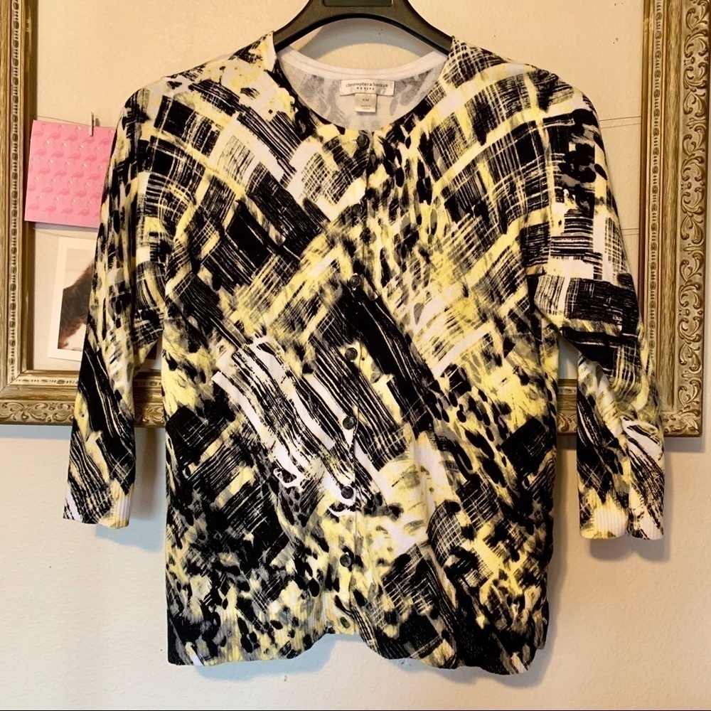 Christopher & Banks 3/4 Length Sleeve Cardigan